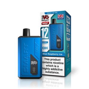 IVG Smart Max 10K Puffs with a flavour of blue raspberry ice