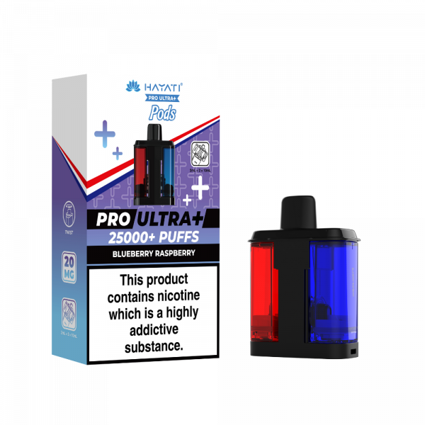 Hayati Ultra Plus 25K Pods – Blueberry Raspberry - VapesKing